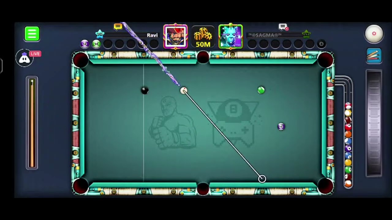 8 ball pool Berlin table 50M winner 🏆🫡end tk dekho