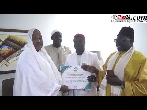 Mor Guèye Sope Naby honoré au 20 ème forum islamique pour la paix
