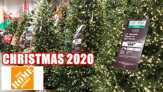 HOME DEPOT CHRISTMAS 2020 Shop with Me CHRISTMAS TREES and WREATHS