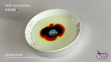 Milk Animation - Primary Science Experiment Lab Set