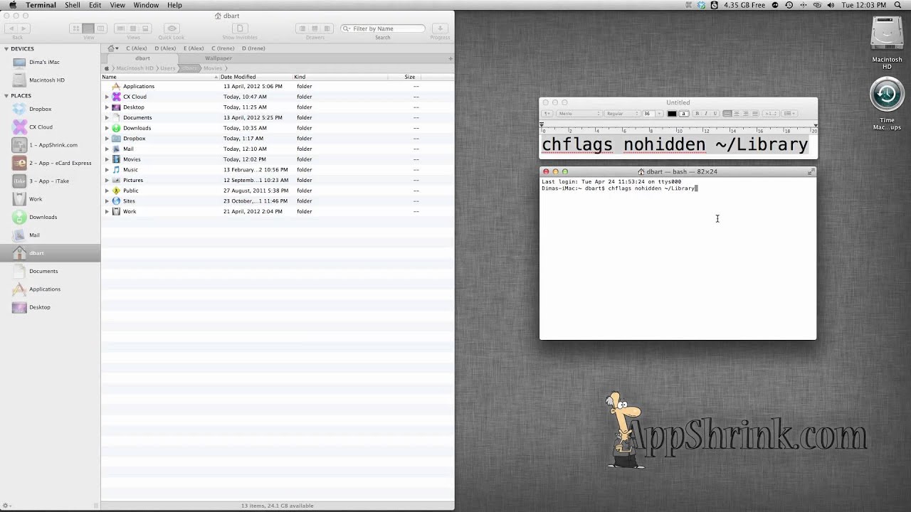 OS X Tips and Tweaks: How to Permanently Reveal (Unhide) Your Library ...