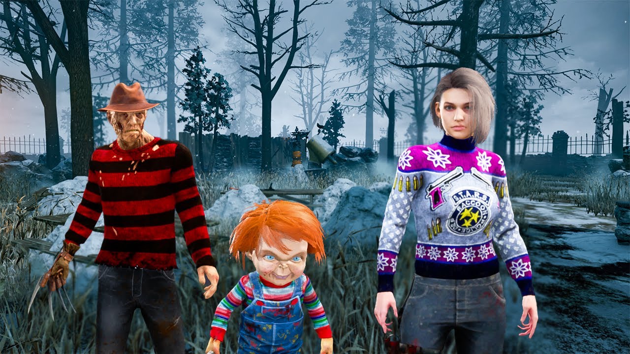 Survivor vs Nightmare & Chucky Gameplay | Dead by Daylight (No Commentary)