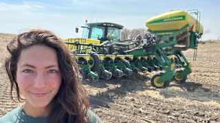 Young Farmers Planting Corn