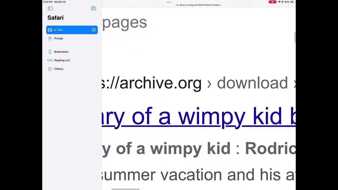 how to read diary of a wimpy kid for free