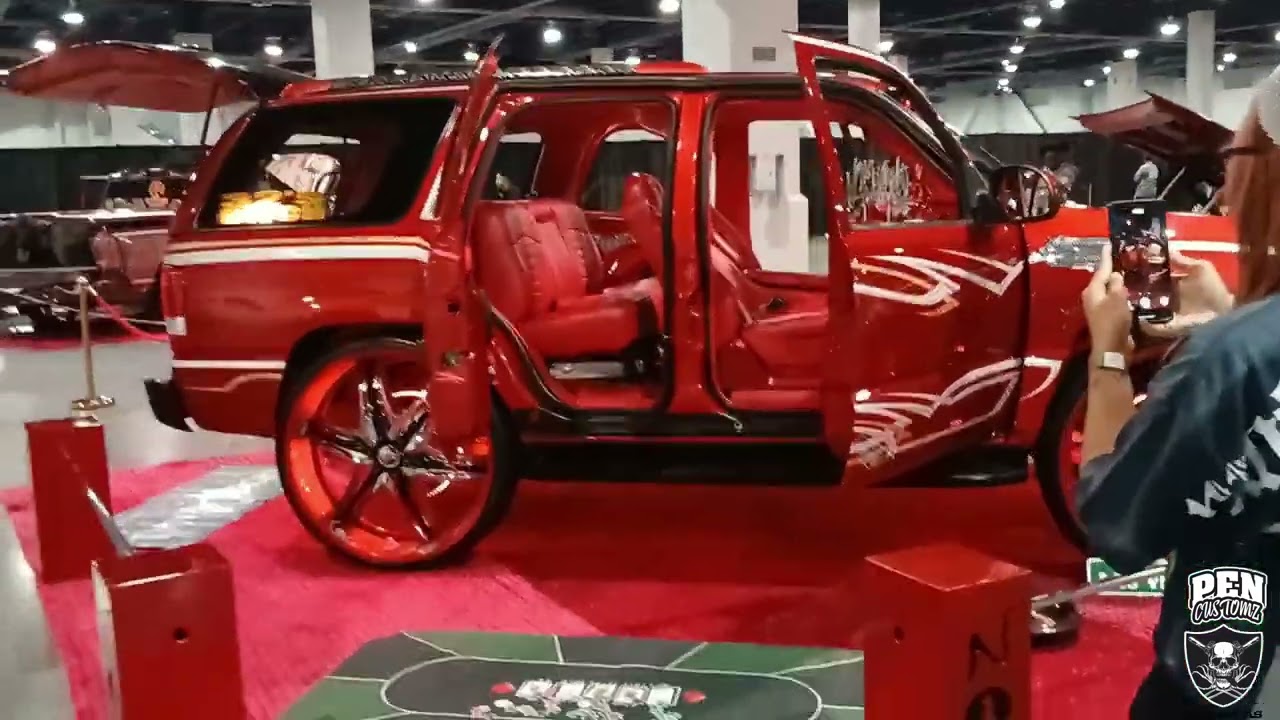 Tahoe on 32's Tricked out @ the Lowrider Supershow Las Vegas NV 2025