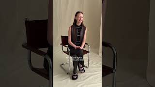 On set with Sara Grace Wallerstedt