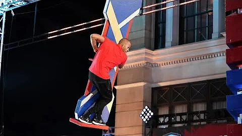 Jody Avilas Semi-Final Run - American Ninja Warrio...