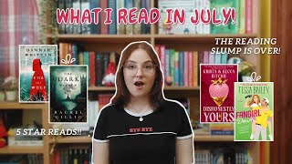 the reading slump is over, here's everything i read in july! | july wrap-up ✨🍄