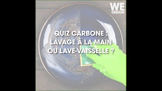 Lave-vaisselle vs lavage à la main : quel est le plus écologique ?