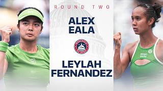 Leylah Fernandez vs Alexandra Eala | Match Highlights | Round Two | 2026 Mubadala DC Open