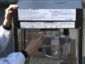 キャラメルホップコーン機の前日の作動確認方法。ポップコーンレンタル