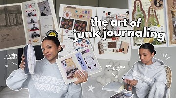 junk journaling 101 ✂️🗑️ how to start a junk journal + journal with me!
