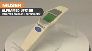 alphamed ufr106 infrared forehead thermometer