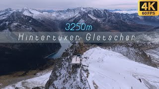 Hintertuxer Gletscher From Above - 3250M - Cinematic Drone Video
