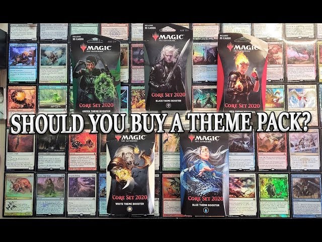 MTG - Should You Buy a Core Set 2020 THEME Pack? - YouTube