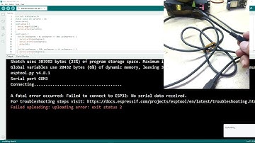 Fix Failed to connect to ESP32 No serial data received