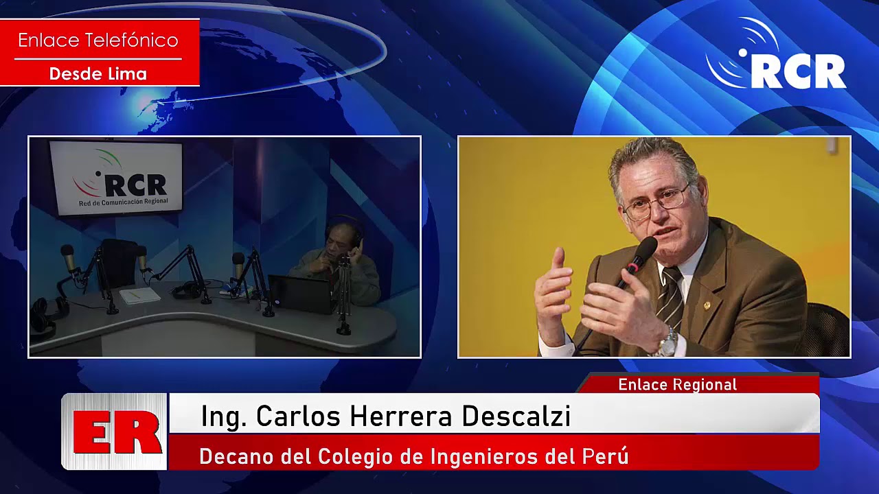 ENTREVISTA AL CARLOS HERRERA DESCALZI, DECANO DEL COLEGIO DE INGENIEROS DEL PERÚ