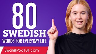 80 Swedish Words for Everyday Life - Basic Vocabulary #4