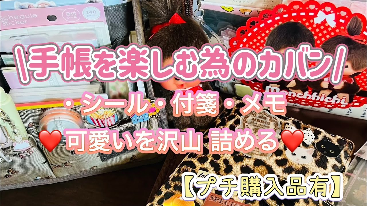 マイバッグ👜✨️中身ご紹介💛[手帳用]