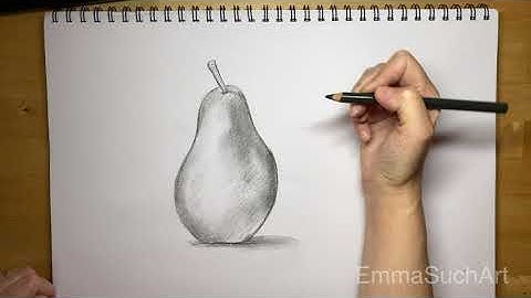 How to Draw a Pear for Beginners