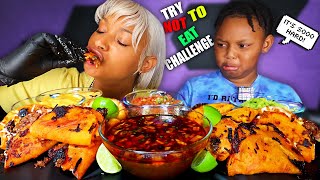 Try Not To Eat Juiciest Birria Queso Tacos And Consome Mexican Taco Mukbang Challenge Queen Beast
