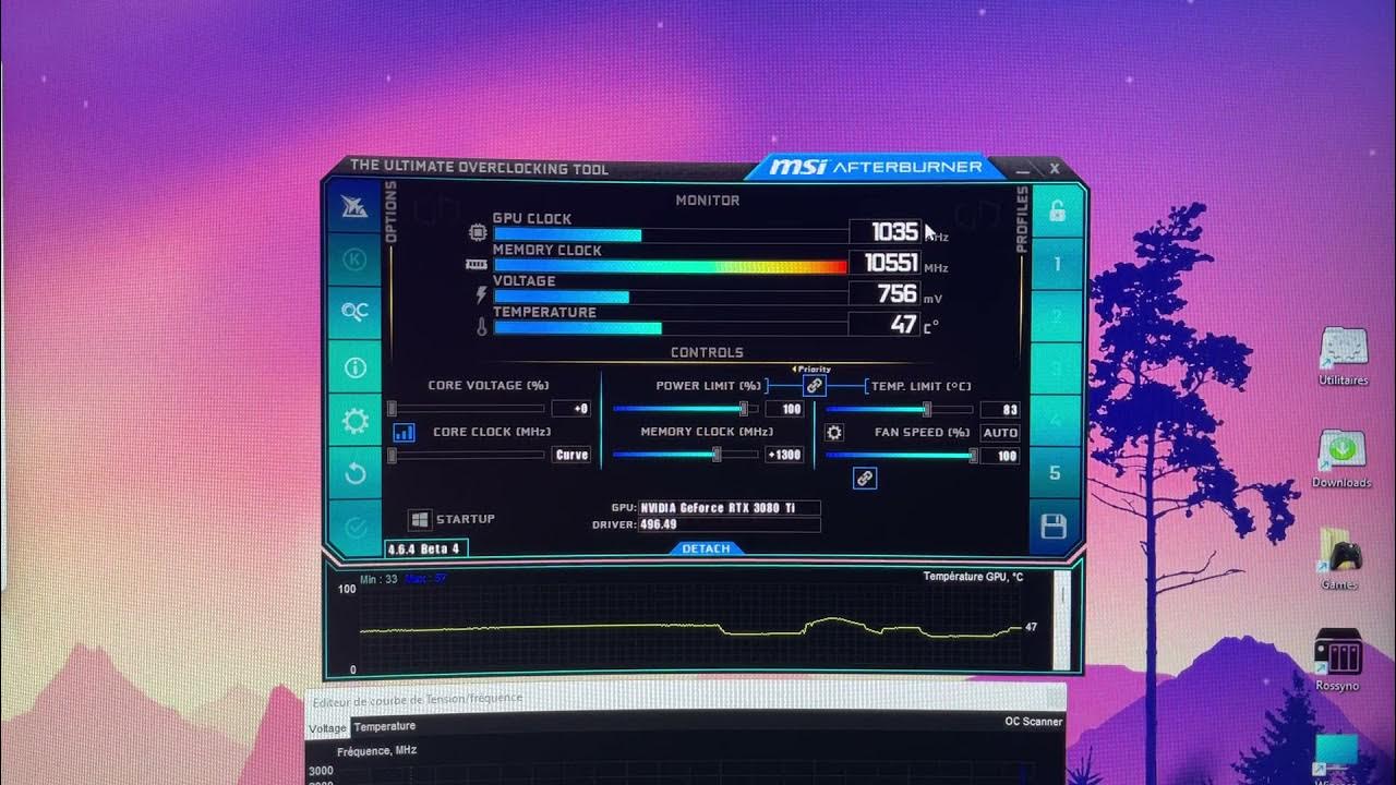 MSI Afterburner 3080 ti Lock Core Clock Problem YouTube