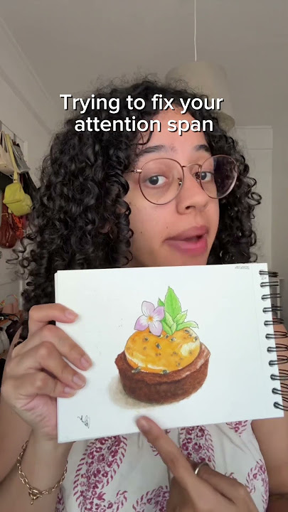 Passion fruit Tarte in Watercolor 🧁 #illustrator #artreveal #sketchbook #foodillustration #dessert