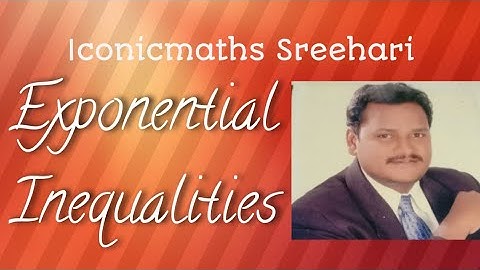 Exponential Inequalities-1