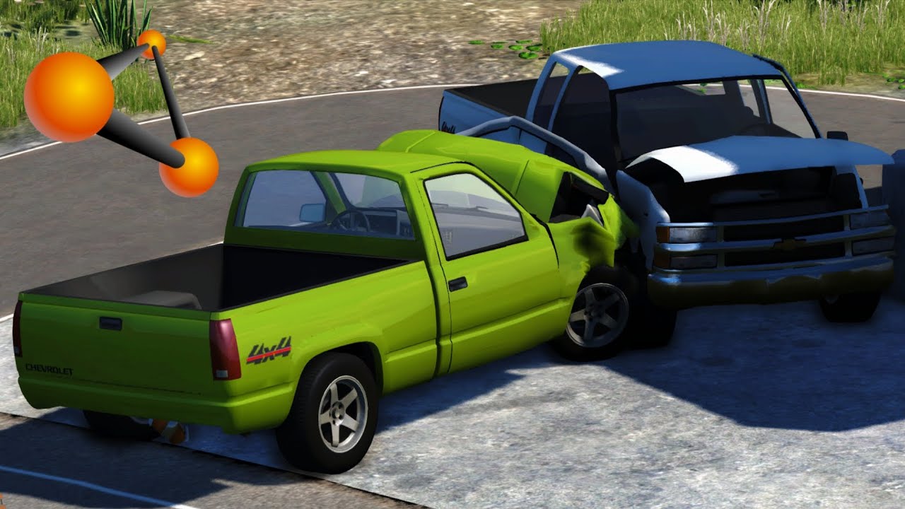 1994 Chevrolet Silverado + Ext Cab (Crash-Test) | BeamNG.drive Alpha