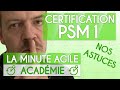 Certification scrum master psm1  la minute agile scrum acadmie