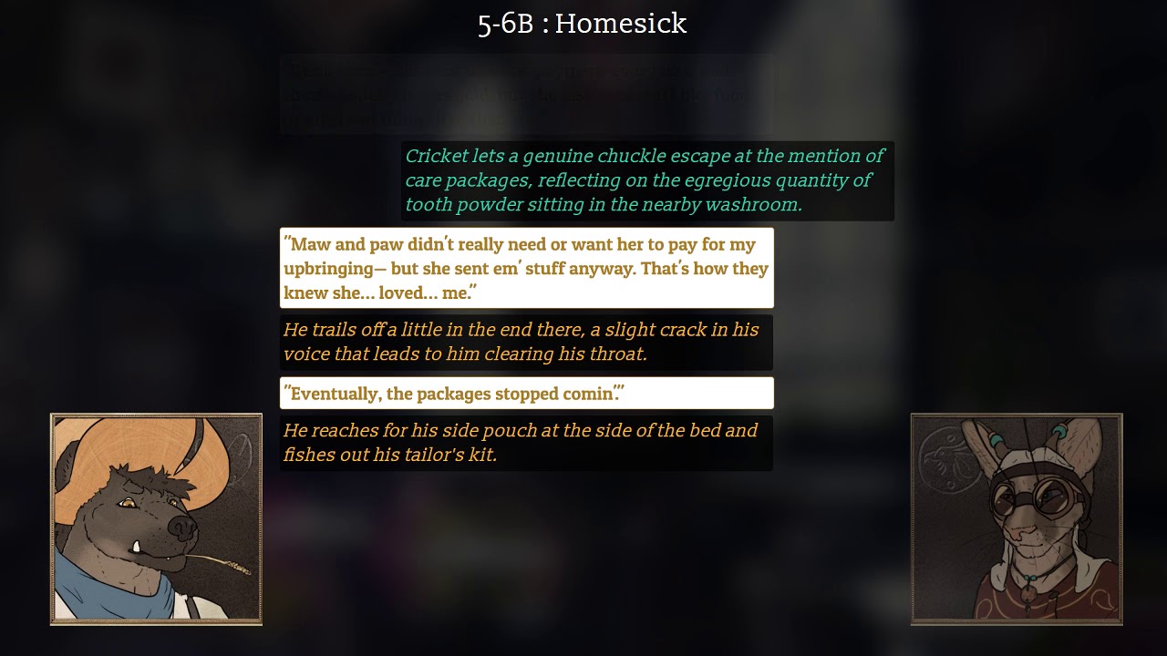 The Iron Dragon Trail RP Scene 5B Homesick YouTube