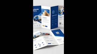 🔥 New Logistics Brochure Design ConceptDesigned with a modern corporate style using clean typography