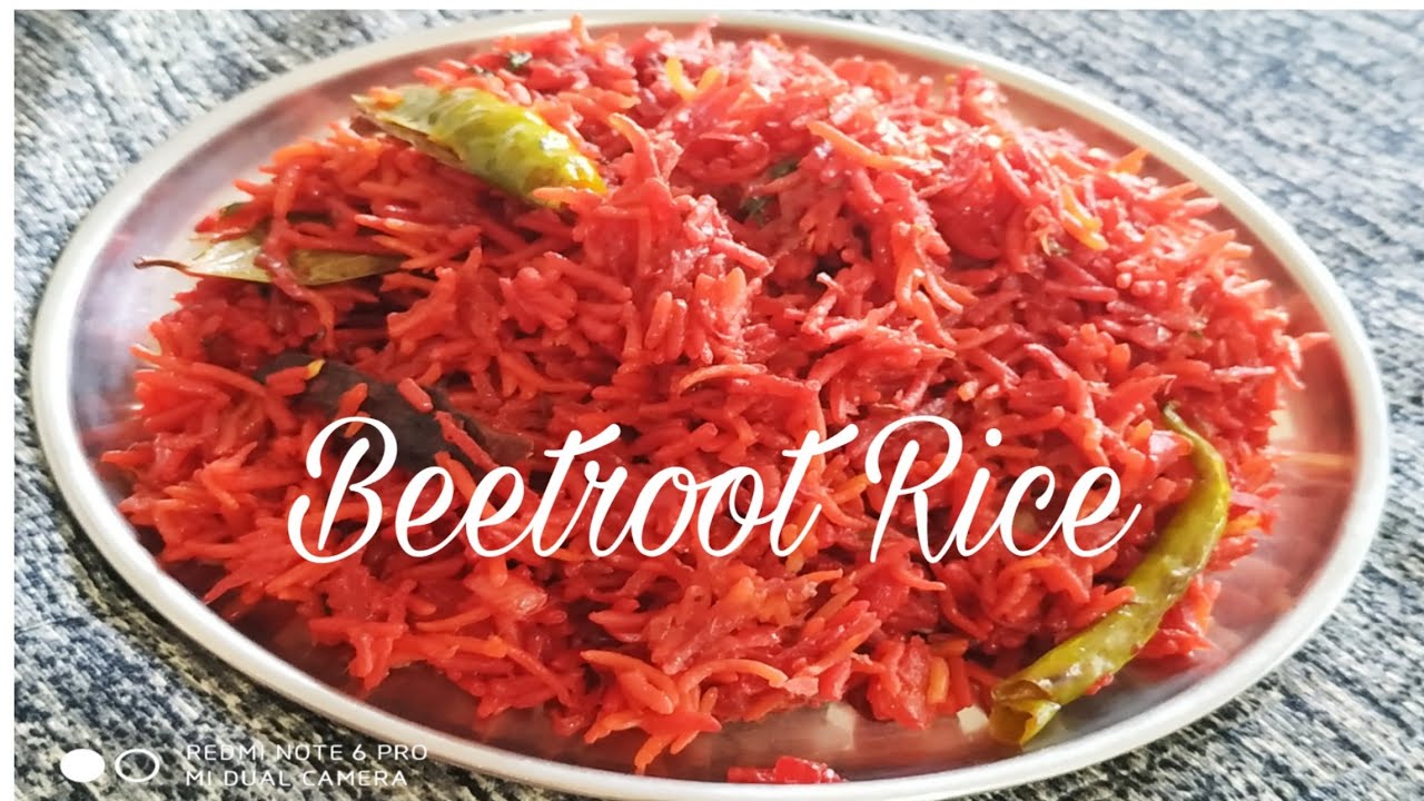 Beetroot Rice Recipe  - Beetroot Recipe - Rice recipe | Healthy and Tasty channel