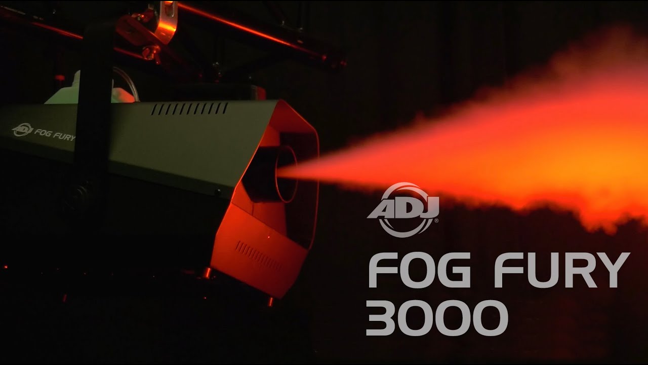 ADJ Fog Fury 3000 Product Demo