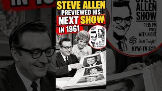 How Steve Allen Previewed His NEXT Show in 1961