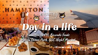 Day in a Life of Freelancer ✨ | Hamilton in PH, Silent Vlog,  Binondo Foods,  BGC Night Market✨