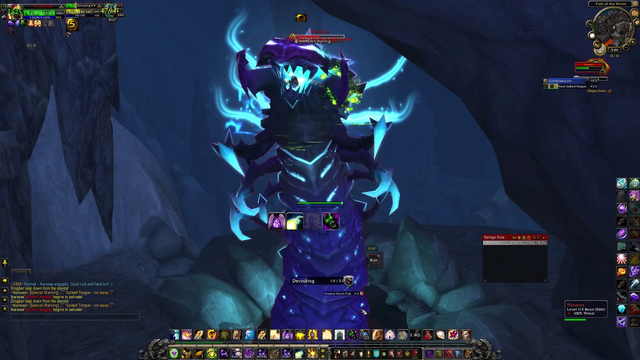 Neltharion's Lair - Naraxas - Discipline Priest Solo