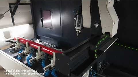 INO CALIFORNIA - 4 Axis CNC Profile Machining Center 4.2 Meters | ino Machinery (Long Video)