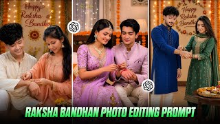 Trending Raksha Bandhan AI Photo Editing Prompt | How to Create Rakhi AI Photos screenshot 5
