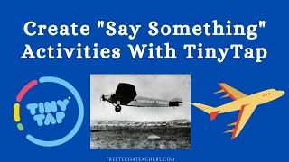 Famous How to Create Say Something Activities in TinyTap Profile