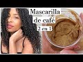 Hidratación + Crecimiento con café | Mascarilla casera | FRIZZYDESI