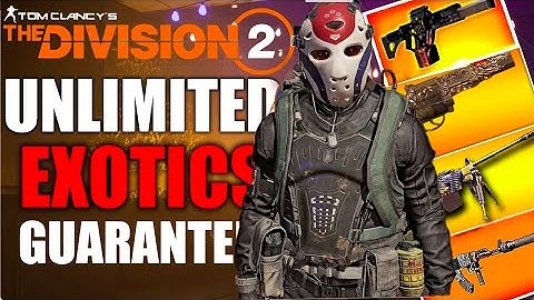 GUARANTEED EASY EXOTIC IN 5 MIN! UNLIMITED EXOTICS AND NAMED ITEMS | The Division 2 BEST Farm Method