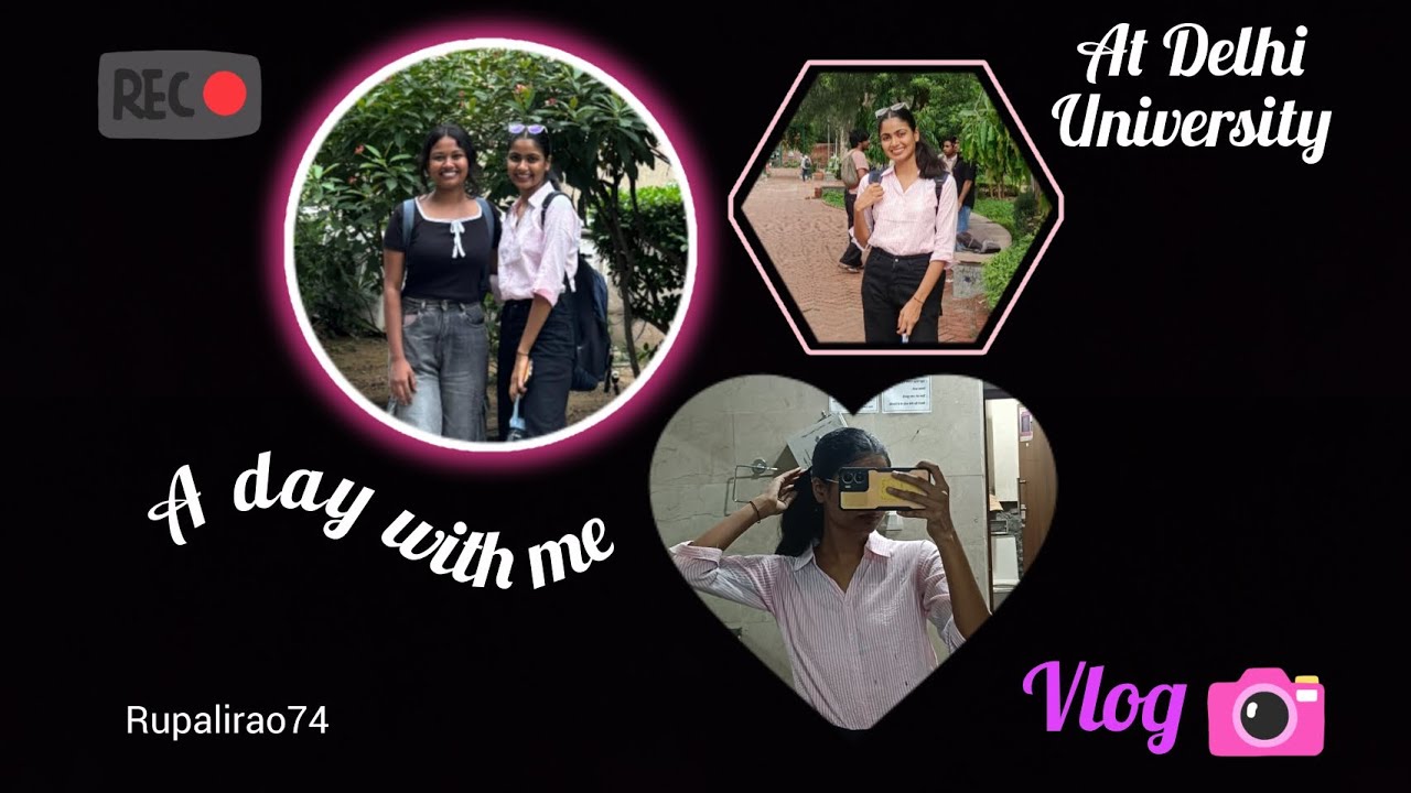 A day in my life at Delhi university|| law student|| lc1 🎀 - YouTube