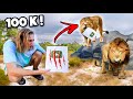 LION PRIDE SHREDS 100K SILVER PLAY BUTTON ! UNBOXING !!