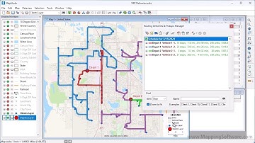 Multiple Vehicle Fleet Routing & Logistics Tutorial | Maptitude