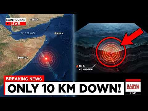BREAKING: M6.0 EARTHQUAKE HITS OFF SOMALIA — THE SHALLOW DEPTH RAISES QUESTIONS