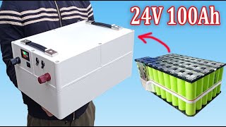 Trạm Pin Lưu Trữ 24v 100Ah này rẻ như acquy chì luôn