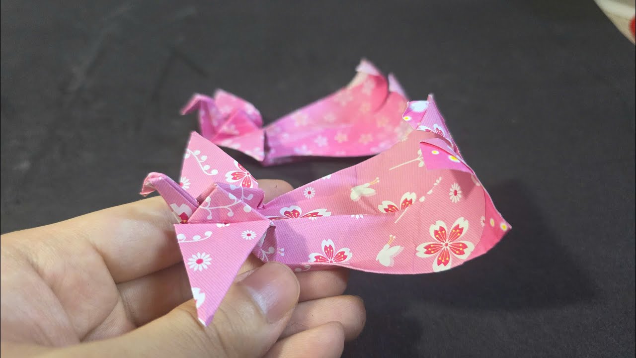 Phoenix Rising: Origami Paper Bird Tutorial || 折り紙鳳凰を折る