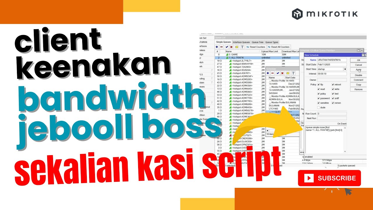 INI AKIBAT dari Kesalahan Setting Simple Queue di Mikrotik Hotspot ...