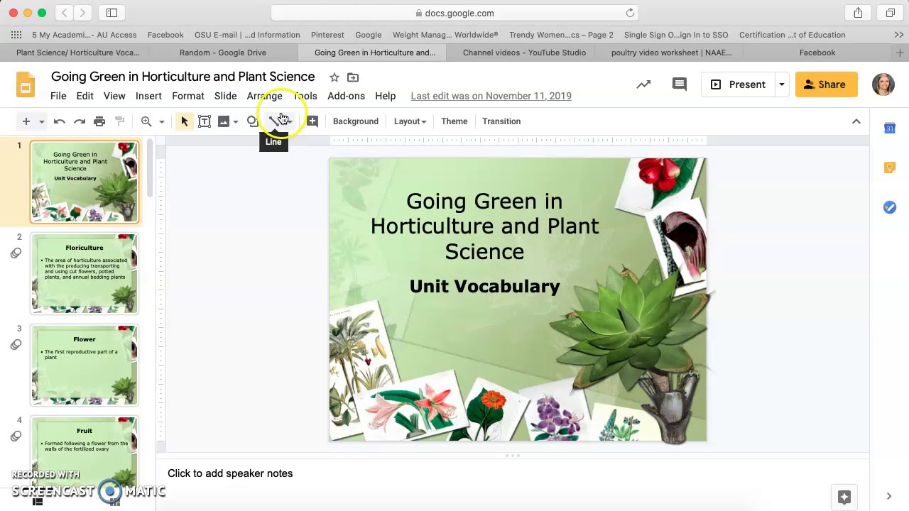 Plant Science Vocabulary- Week 3